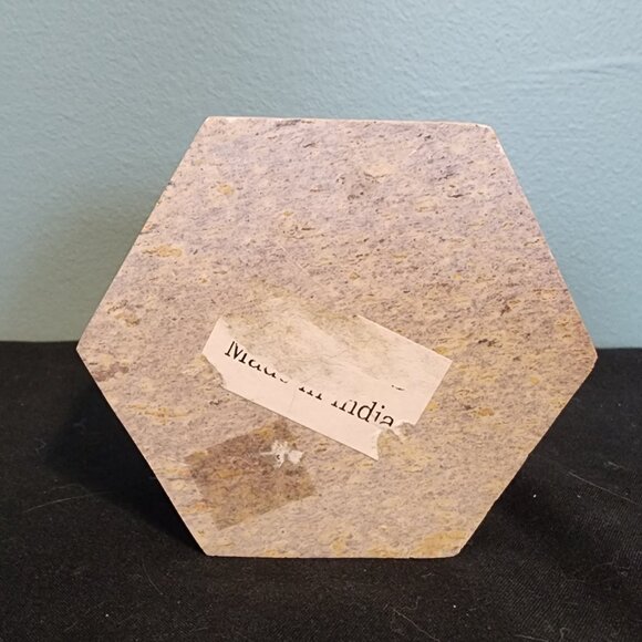 Soapstone Pentagram Trinket Box - Picture 6 of 9